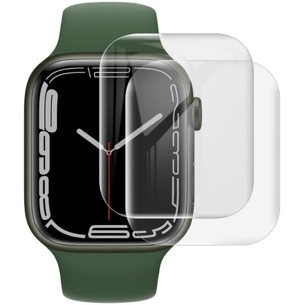 2 stk IMAK Apple Watch (45 mm) buet skærmbeskyttelse Transparent