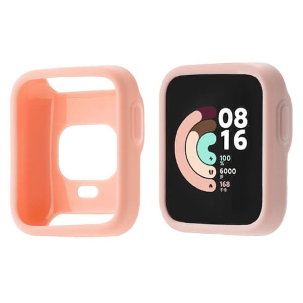 Xiaomi Redmi Watch enkel silikonram - Rosa Rosa