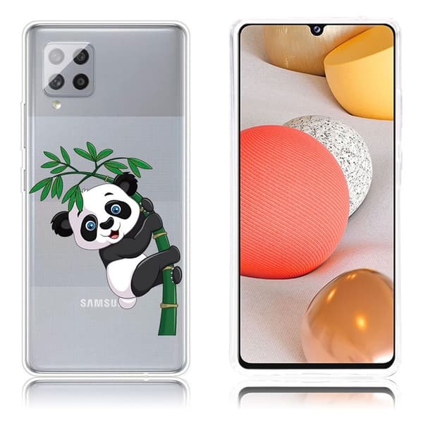 Deco Samsung Galaxy A42 5G skal - Panda Vit