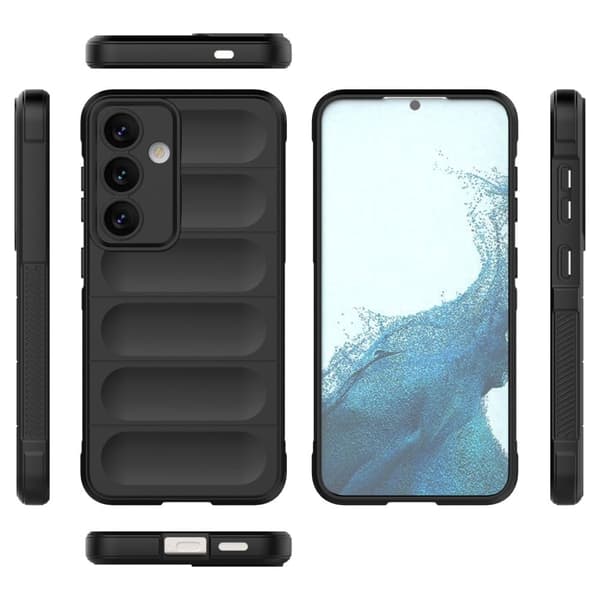 Blødt grebsformet Samsung Galaxy S24 Plus cover - Blå Blue