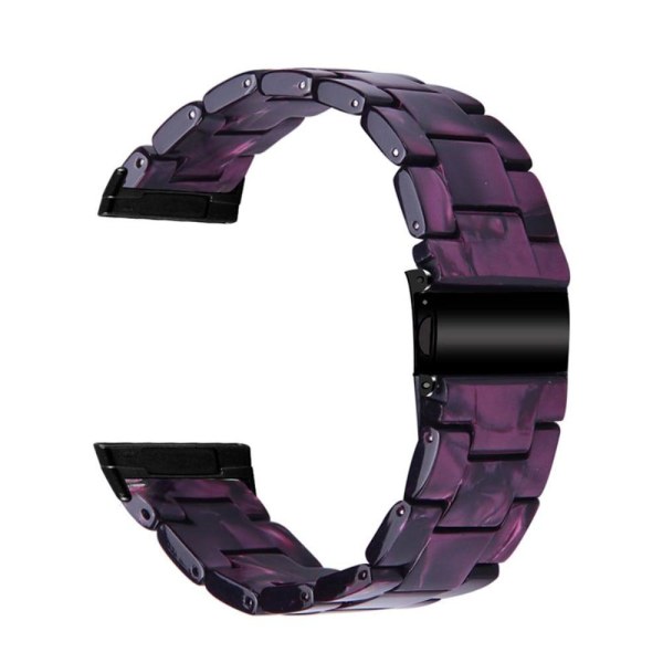 Fitbit Sense / Versa 3 resin bead watch strap - Purple Light Lila
