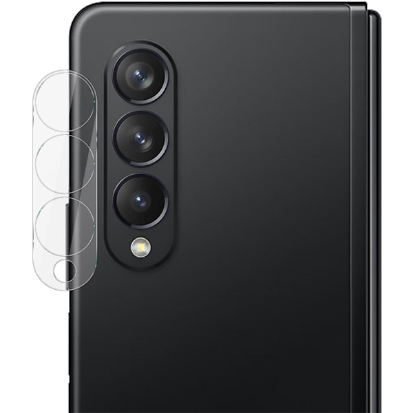 IMAK-kamerabeskyttelse af glas med objektivdæksel af akryl til Samsung Galaxy Z Fold4 Transparent