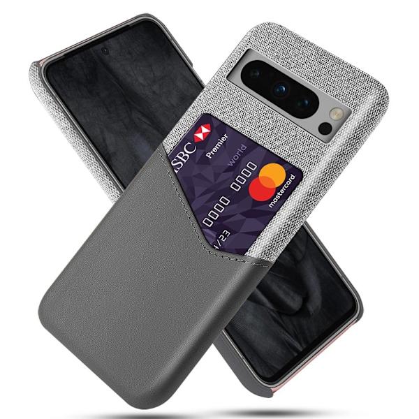 Bofink Google Pixel 8 Pro korttikotelo - Harmaa Silver grey