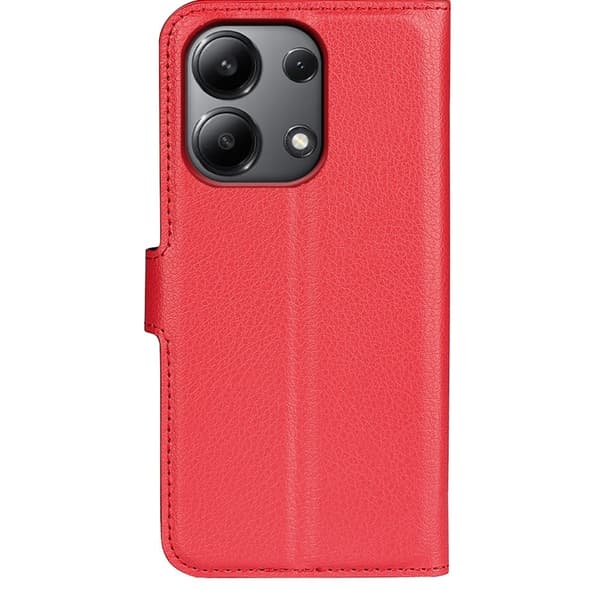 Classic Xiaomi Redmi Note 13 4G flip kuoret - Punainen Red
