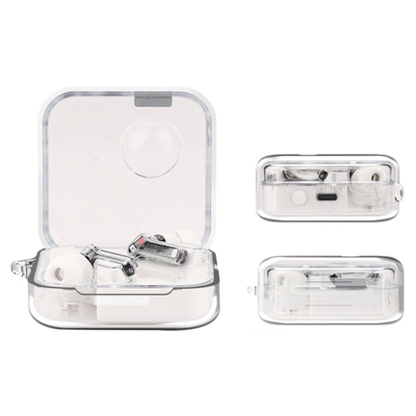 Transparent silikonfodral för Nothing Ear Vit