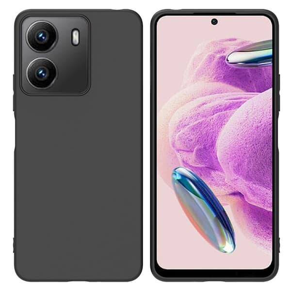 Blødt og mat Xiaomi Redmi 13C cover Black