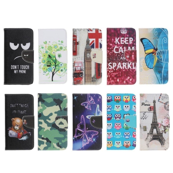 Wonderland Samsung Galaxy Xcover 5 flip kuoret - Pysy Rauhallisena Ja Pysy Rauhallisena Red