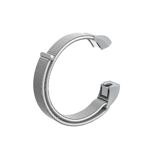 Fitbit Ace klokkereim av nylon - sølv Silver grey