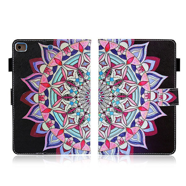 Cool Mønstret Lær Flippetui til iPad Mini (2019) - Mandala Multicolor