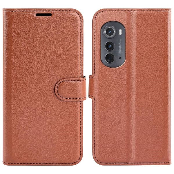 Classic Motorola Moto Edge 2022 Flippetui - Brun Brown