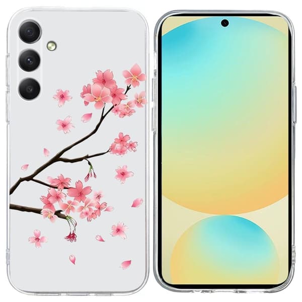 Vibe Samsung Galaxy S25 FE skal - Plommonblomma Rosa