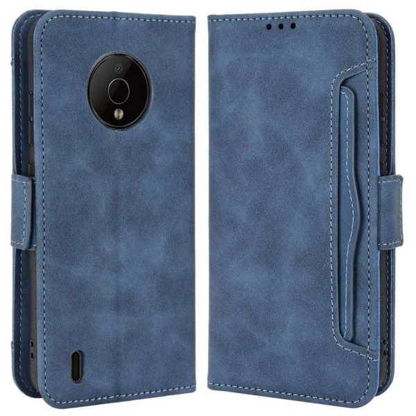 Modernt Nokia C200 fodral med plånbok - Blå Blå