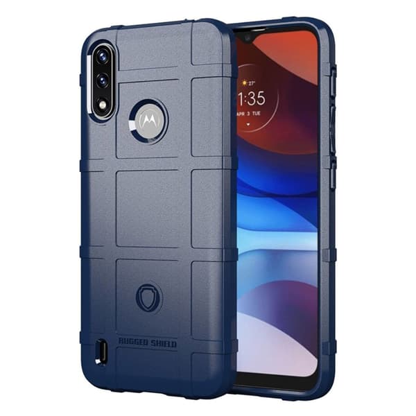 Rugged Shield Motorola Moto E7 Power kotelot - Sininen Blue