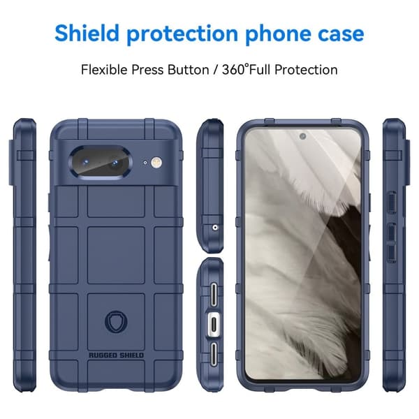 Rugged Shield Etui Google Pixel 8 - Blå Blue