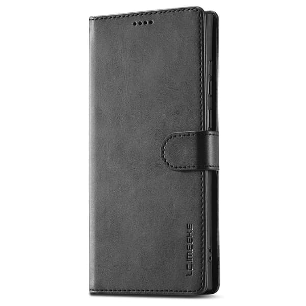 LC.IMEEKE Samsung Galaxy S24 Ultra flip etui - Sort Black