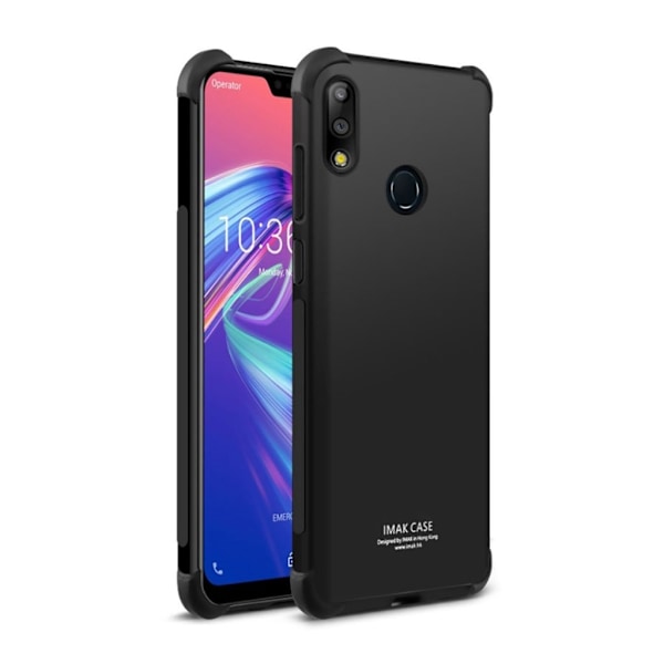 IMAK Asus ZenFone Max Pro (M2) beskyttende skin følelse etui - Metal Sort Black