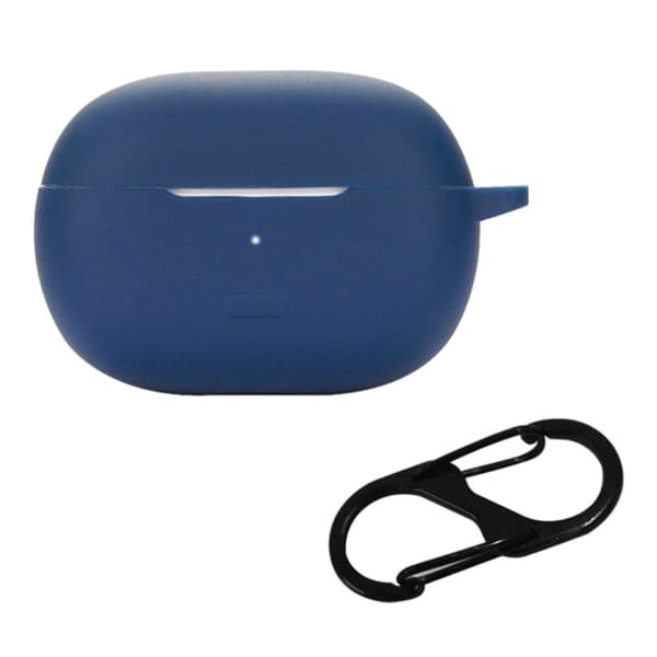 Xiaomi Redmi Buds 4 Pro silikonikotelo soljella - Tummansininen Blue