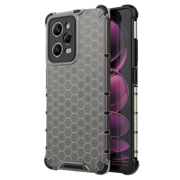 Bofink Honeycomb Xiaomi Redmi Note 12 Pro Suojakotelo - Musta Black