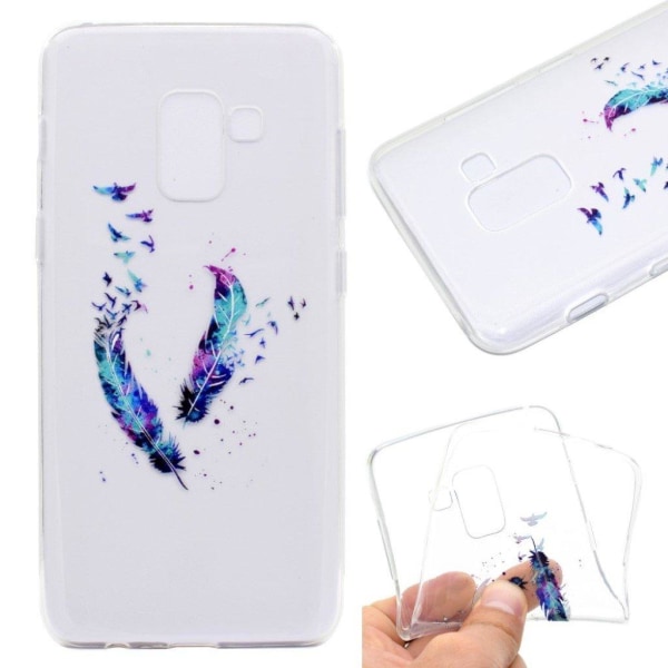 Samsung Galaxy J6 mobiletui i silikone- og plastik med printet m Multicolor