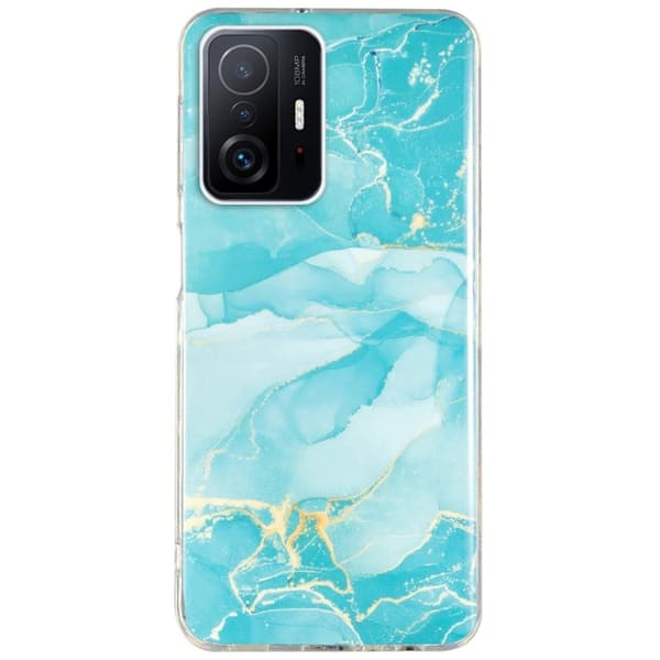 Marble Xiaomi 11T / 11T Pro Etui - Grønn Green
