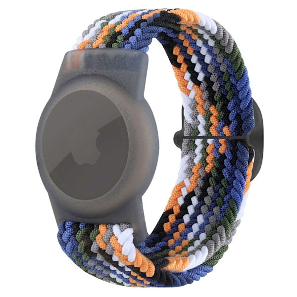 AirTags flettet håndledsrem - Denim Multicolor