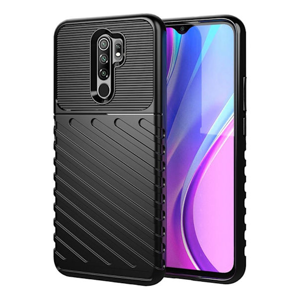 Thunder Xiaomi Redmi 9 Suojakotelo - Musta Black