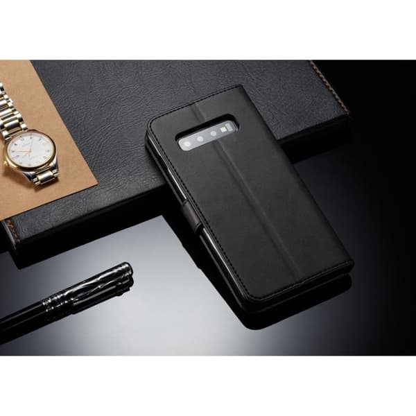 LC.IMEEKE Samsung Galaxy S10 Plus flip etui - Svart Black