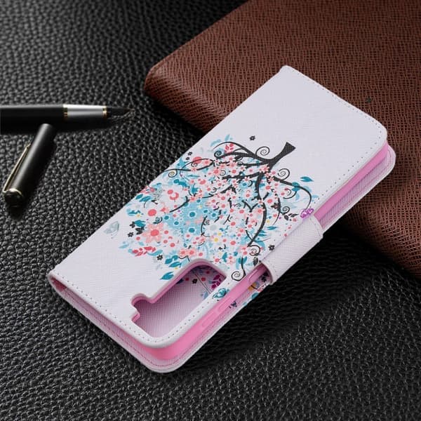Wonderland Samsung Galaxy S21 Plus Flippetui - Tre Multicolor