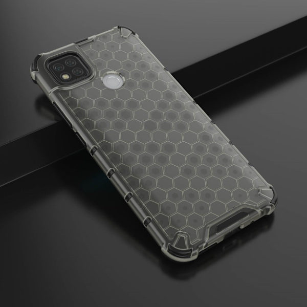 Bofink Honeycomb Xiaomi Redmi 9C Etui - Grå Silver grey