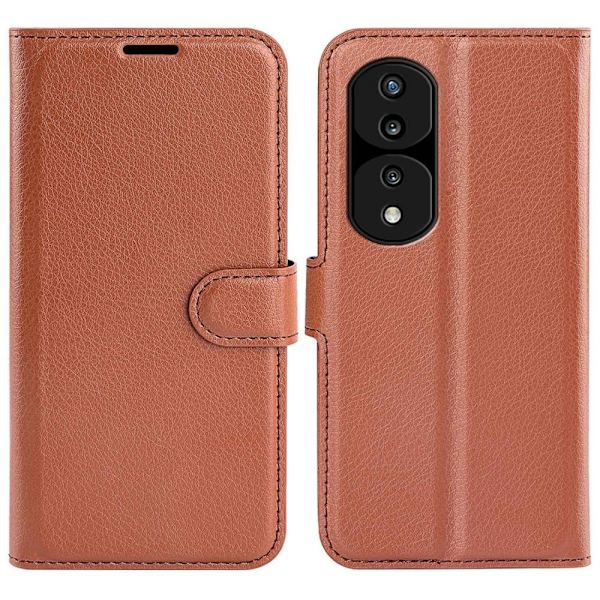 Klassisk Honor 70 Flip Etui - Brun Brown