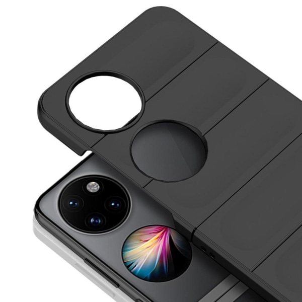 Mjukt greppformat Huawei P50 skal - Grön Grön