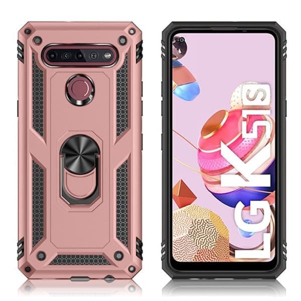 Bofink Combat LG K51S kotelot - Ruusukulta Pink