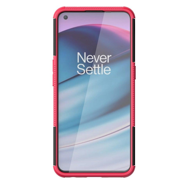 Kickstand-skydd med magnetiskt ark för OnePlus Nord CE 5G - Ros Rosa