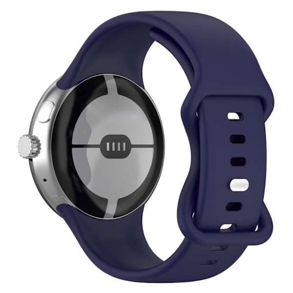 Google Pixel Watch-klokkerem i silikon - Mørkeblå Blue