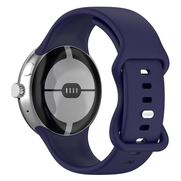 Google Pixel Watch silikoninen ranneke - Tummansininen Blue