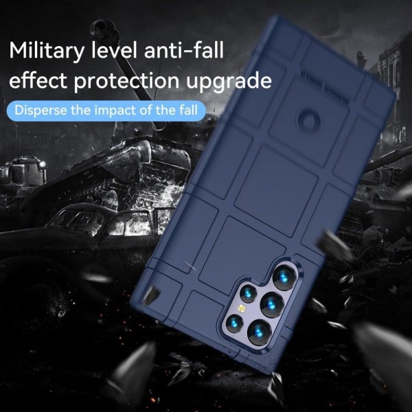 Rugged Shield Samsung Galaxy S23 Ultra skal - Blå Blå