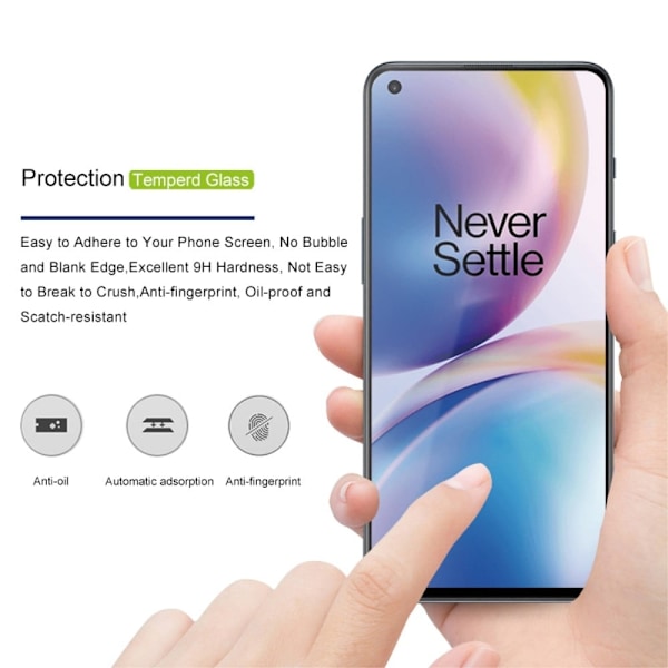 MOCOLO HD karkaistu lasi näytönsuoja OnePlus Nord 2 5G Transparent