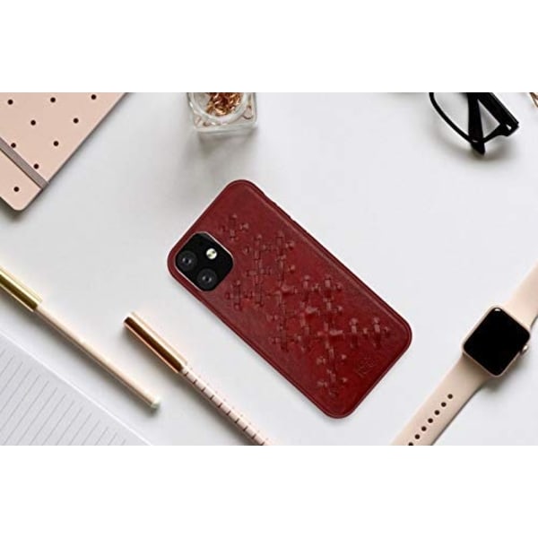 Raigor Inverse Weave Deksel For iPhone 11 Pro - Rød Red