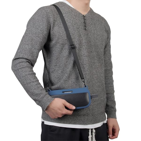 BOSE SoundLink Flex silikonisuojus hihnalla - Tummansininen Blue