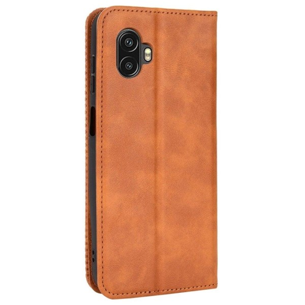 Bofink Vintage Samsung Galaxy Xcover 6 Pro leather case - Brown Brown
