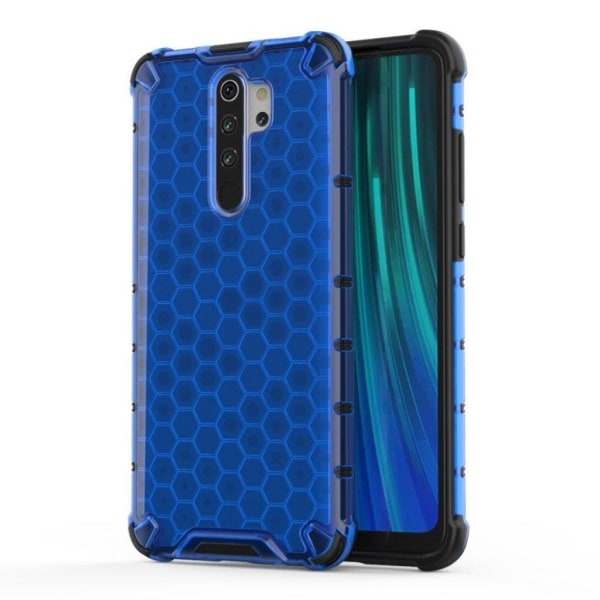 Bofink Honeycomb Xiaomi Redmi Note 8 Pro cover - Blå Blue