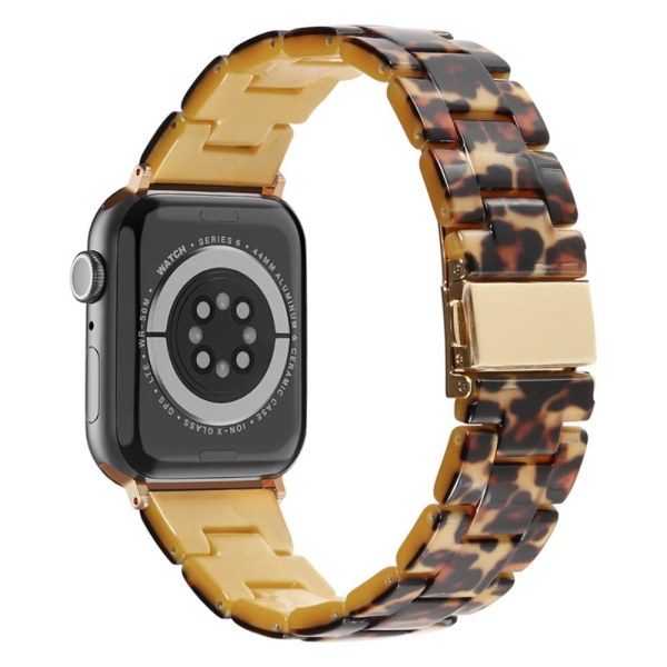 Apple Watch (45mm) resin style watch strap - Leopard multifärg