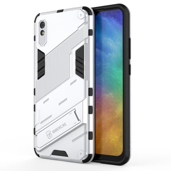 Stöttåligt Xiaomi Redmi 9A hybridskal - Vit Vit