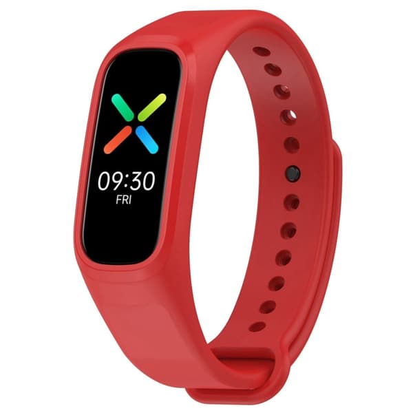 Oppo Band klockarmband i silikon - Röd Röd