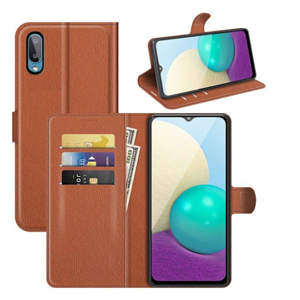 Classic Samsung Galaxy A02 fodral - Brun Brun