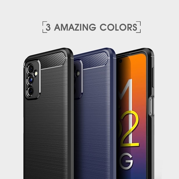 Carbon Flex Samsung Galaxy M52 5G skal - Blå Blå