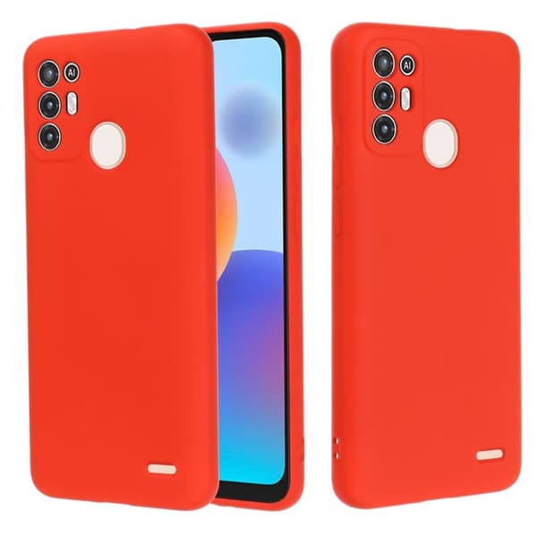 Matta nestesilikoninen kuori ZTE Blade A52 - Punainen Red