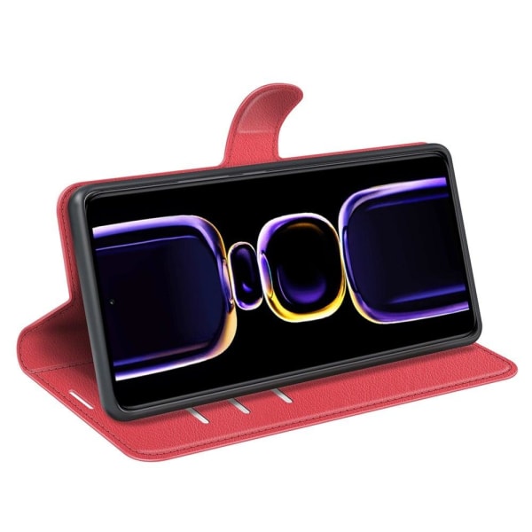Klassisk Xiaomi Redmi K60 / K60 Pro Flip Etui - Rød Red