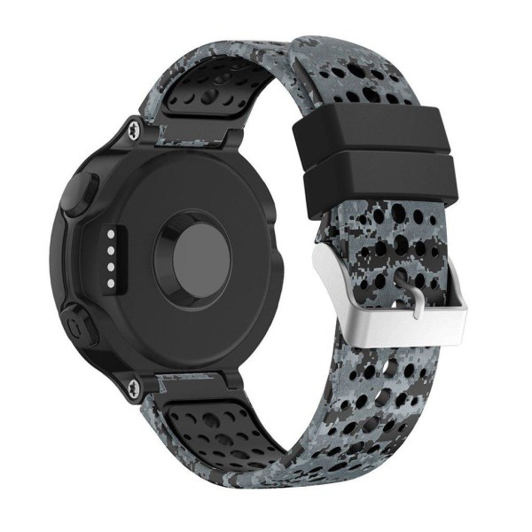 Garmin Forerunner 220 / 230 / 235 / 620 / 630 silikoninen kellonauha - Kaikki Mustaa Black