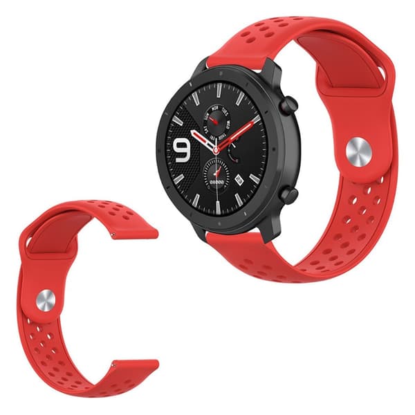 Amazfit GTR 42mm / GTS silikone Urrem - Rød Red